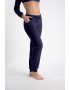 Γυναικείο παντελόνι Relax 2622080 με τσέπες ΜΠΛΕ ΣΚΟΥΡΟ